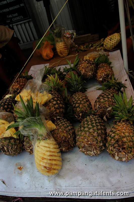 Pineapples on Cart
