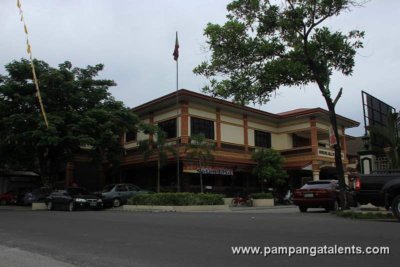 Side View of the Municipal Hall with the Philippine Flag