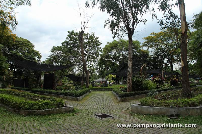 Flower Garden Landscape in Quezon Memorial Circle in Quezon City.