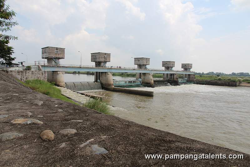 Overview of the Cong Dadong Dam also called Pampanga Delta in Arayat Pampanga