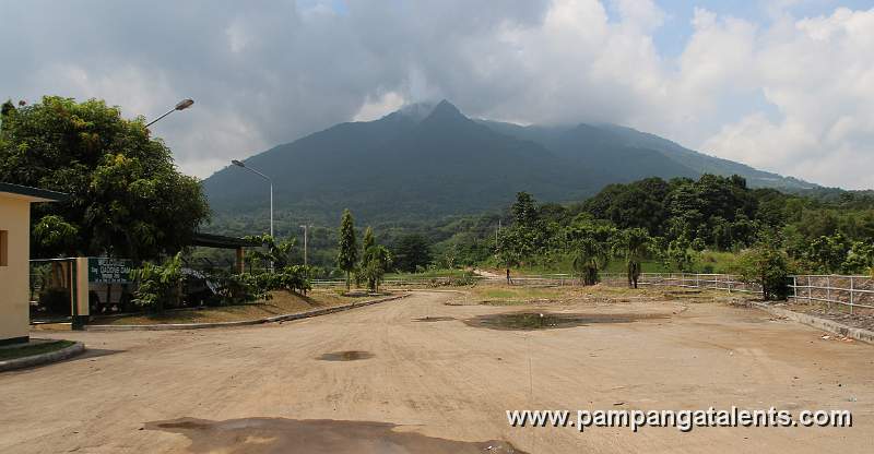 Cong Dadong Dam (Pampanga Delta) Compound in the background is the other side of Mount Arayat.