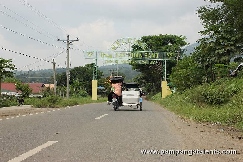 Barangay San Juan Bano welcom arch in Arayat Town Pampanga