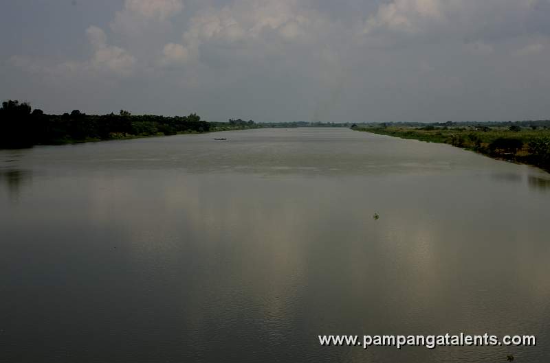 Water Reservoir of Cong Dadong Dam in Pampanga River Arayat town