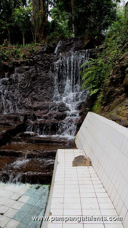 Side View of Arayat water falls inside Mount Arayat National Park