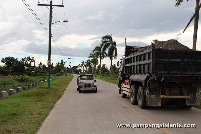 Gravel Truck on the Road
