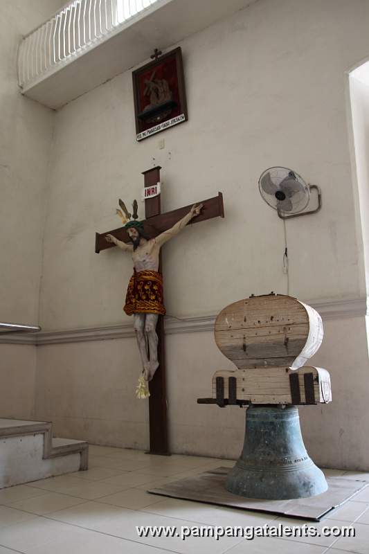 Crucifix and 1874 Church Bell