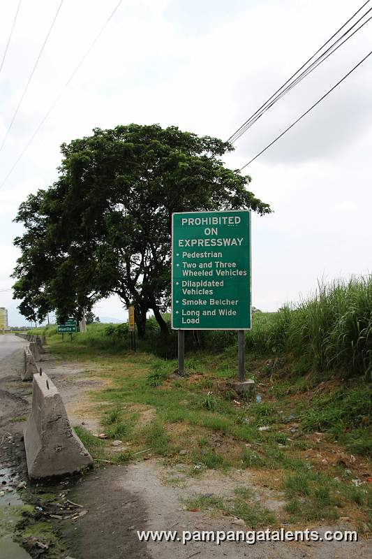 Prohibited on Expressway