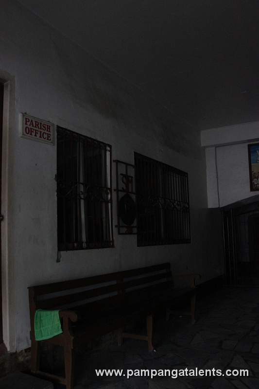 Inside the Parish Hall