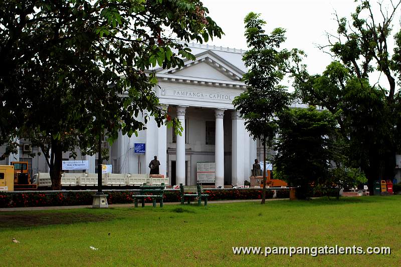 Trees in front of Pampanga Capitol