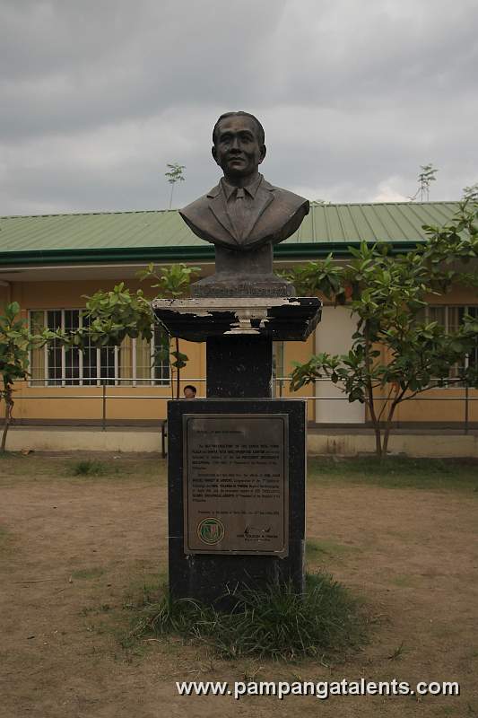 Diosdado P. Macapagal Memorial Monument in the Town Plaza