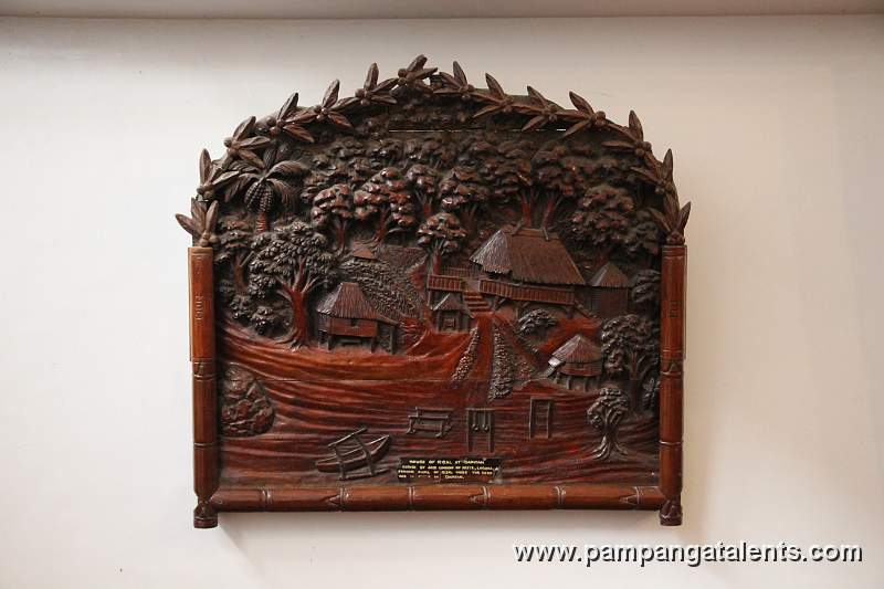 Wood carving of Dr. Rizal house in Dapitan