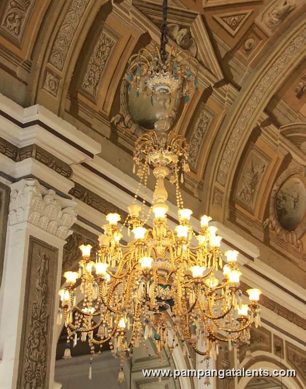 Chandelier in San Agustin Church