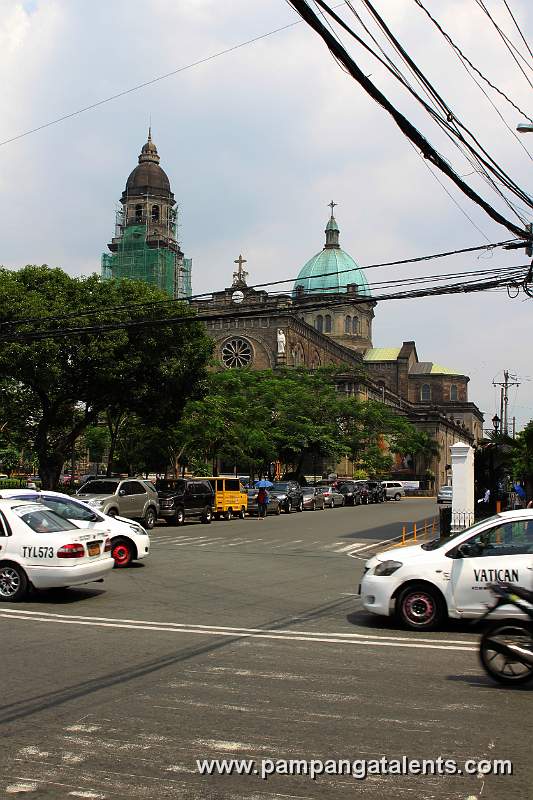 The Manila Cathedral in Intramuros Manila