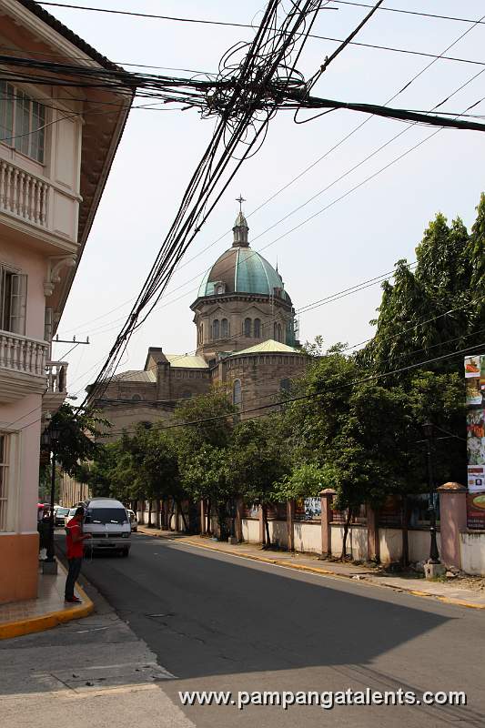 Rear view of Manila Cathedral in Intramuros Manila.