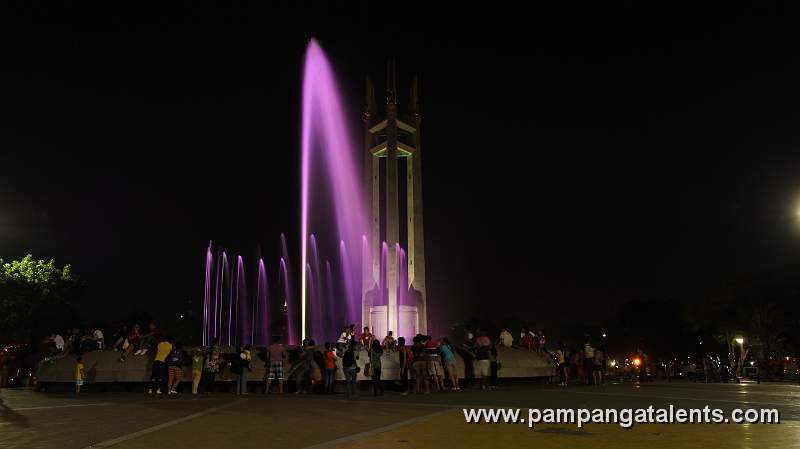 Dancing Fountain at Quezon Memorial Circle.