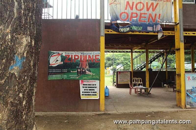 Guidelines, Rates and Schedule of Zipline in Quezon Memorial Circle in Quezon City.