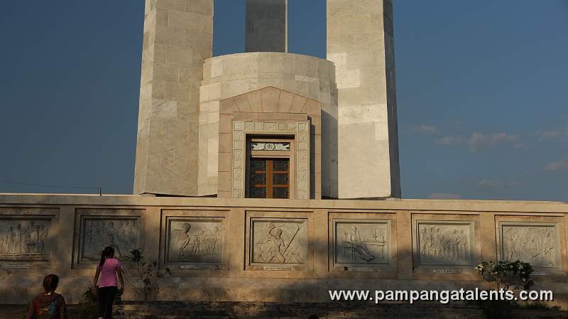 Back door of the Mausoleum of Pres. Manuel l. Quezon in Quezon Memorial Circle.