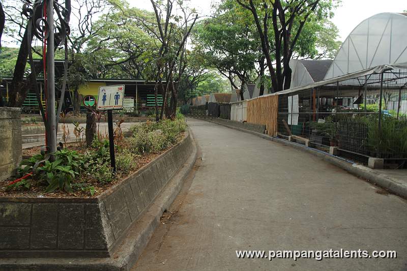 Comfort Room Signage along Bicycles Lane in Quezon Memorial Circle in Quezon City.