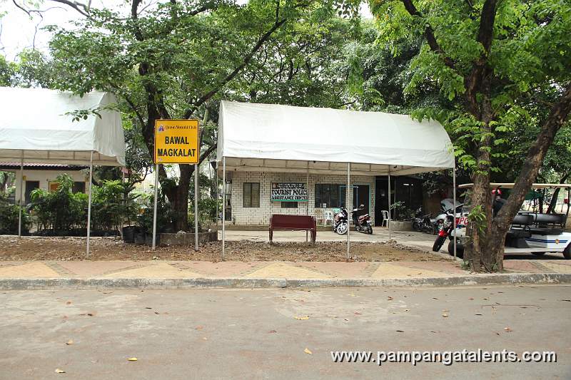 Tourist Police Assistance Office in Quezon Memorial Circle in Quezon City.