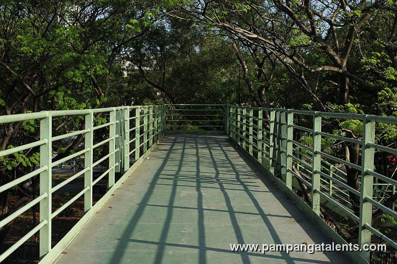 Footbridge accross Quezon Avenue in Quezon City.