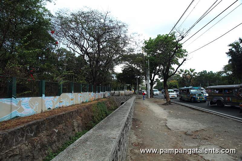 Side-walk of Quezon Avenue towards Elliptical Road Quezon City.