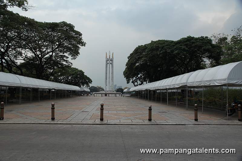Quezon Memorial Shrine View from Commonwealth Avenue Diliman Quezon City.
