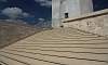 Stair on the bottom portion of Quezon Memorial Shrine in Quezon Memorial Circle in Quezon City.  Location: Quezon City Circle – Manila Philippines