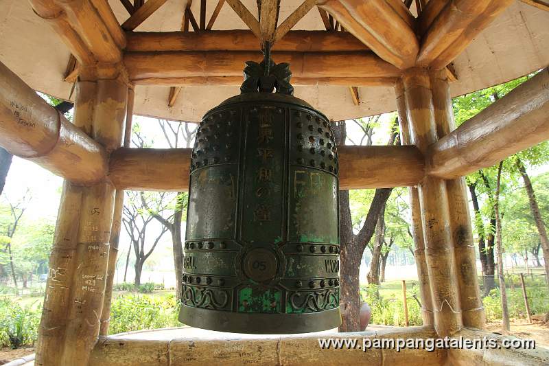 Side View of World Peace Bell