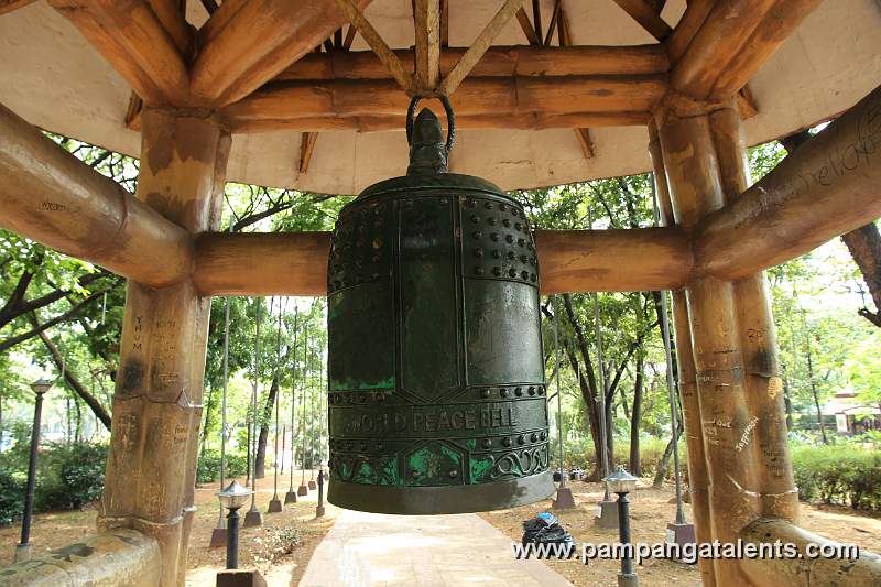 Front View of World Peace Bell in Quezon Memorial Circle