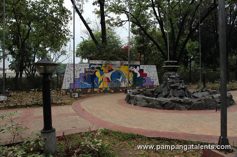 Peace Wall within the World Peace Bell Park in Quezon Memorial Circle.