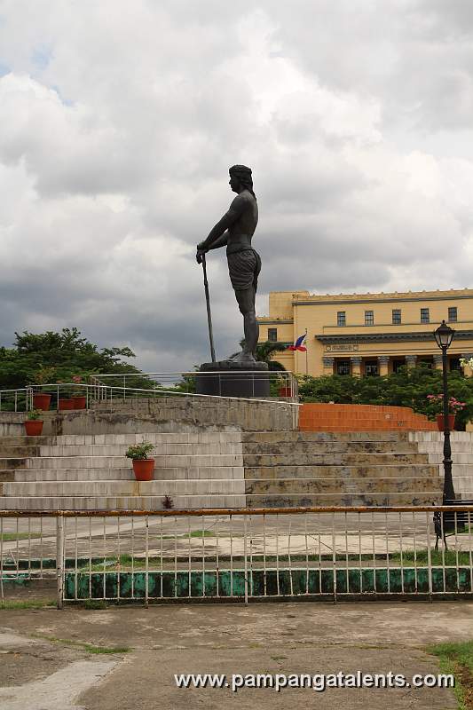 Lapu-lapu Monument beside the Department of Tourism