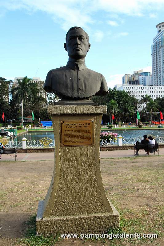 Apolinario Dela Cruz  Statue (Tayabas, d. 1814 - 1841) Philippine Hero from Tayabas Luzon