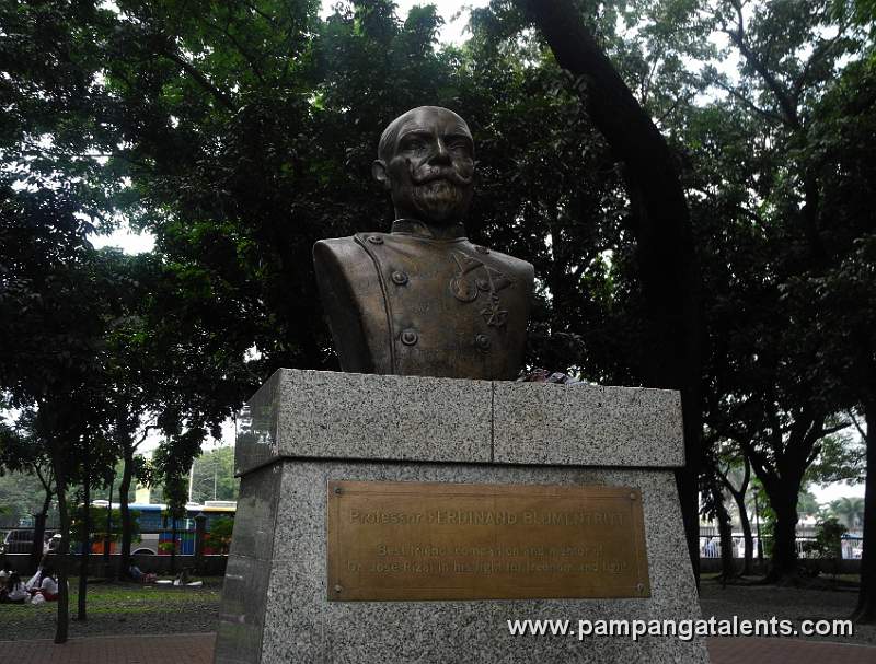 Professor Ferdinand Blumentritt Statue, friend and mentor of Dr. Rizal