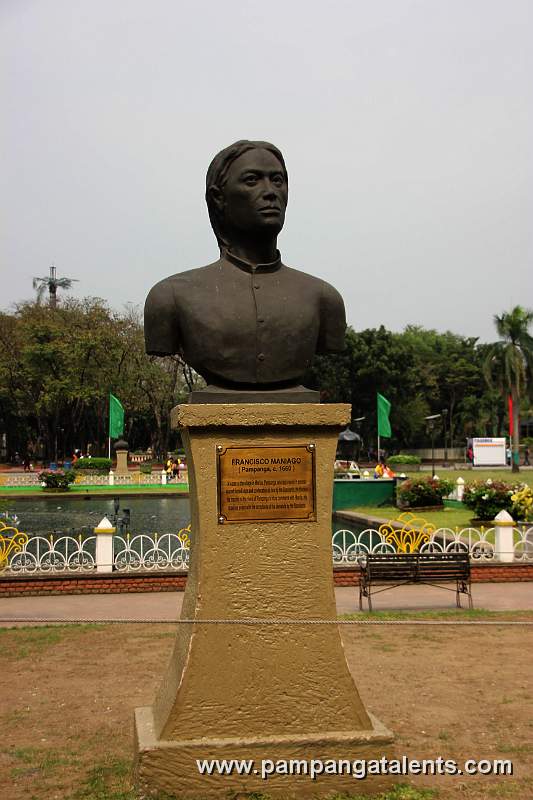 Francisco Maniago Statue (Pampanga c. 1660) Philippine Hero from Pampanga