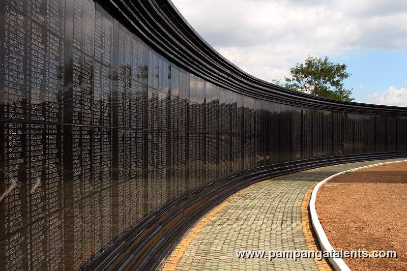 Memorial Wall Around Monument