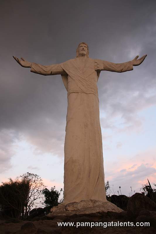 Full View of the 30 Feet Statue of the Risen Lord