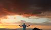 Back View of the Risen Lord Statue  Location: Monasterio de Tarlac - Luzon Philippines