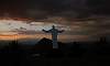 Back View of the Risen Lord Statue  Location: Monasterio de Tarlac - Luzon Philippines