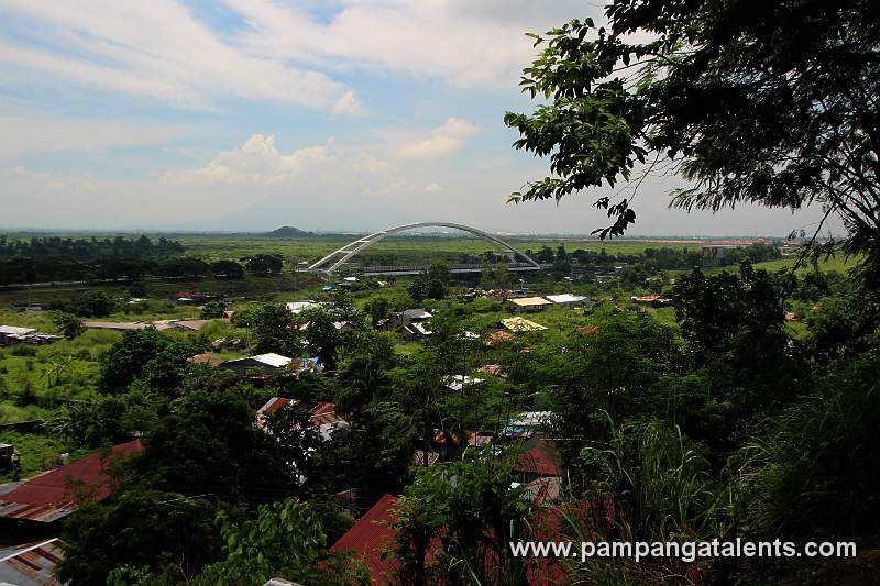 View of Bamban Bridge from Our Lady of Lourdes Grotto