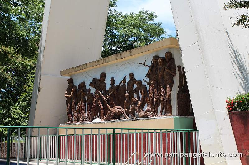 Back View of Death March Memorial Shrine