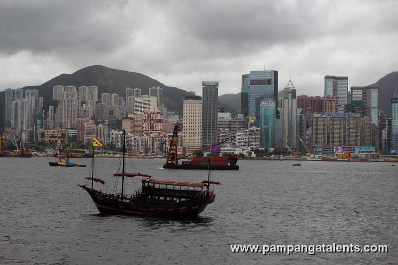 Victoria Harbour and Hong Kong Island (View from Avenue of Stars)