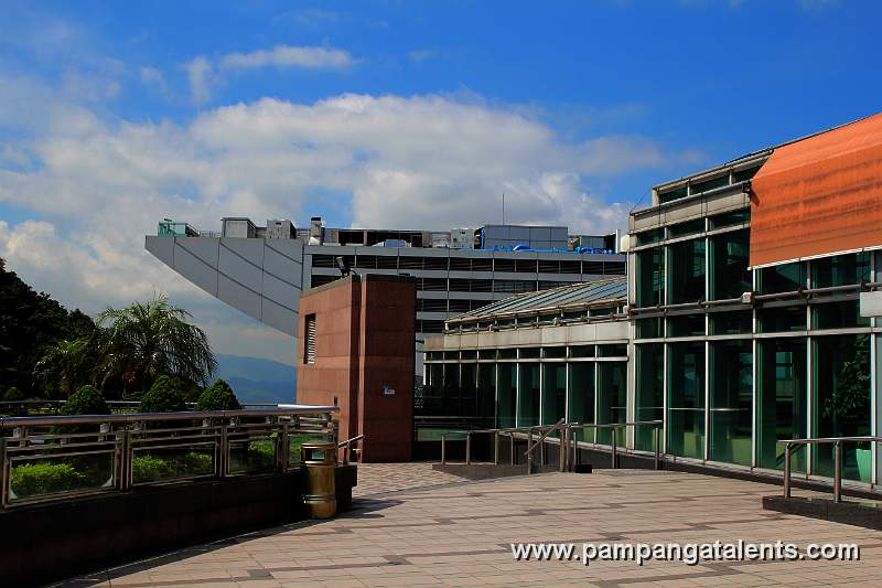 Viewing platform at the Peak on Lantau Island side.